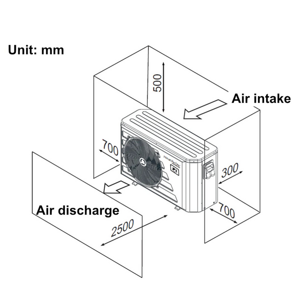 Hayward Heat Relax 12 kW Heat Pump for Pools up to 60 m³