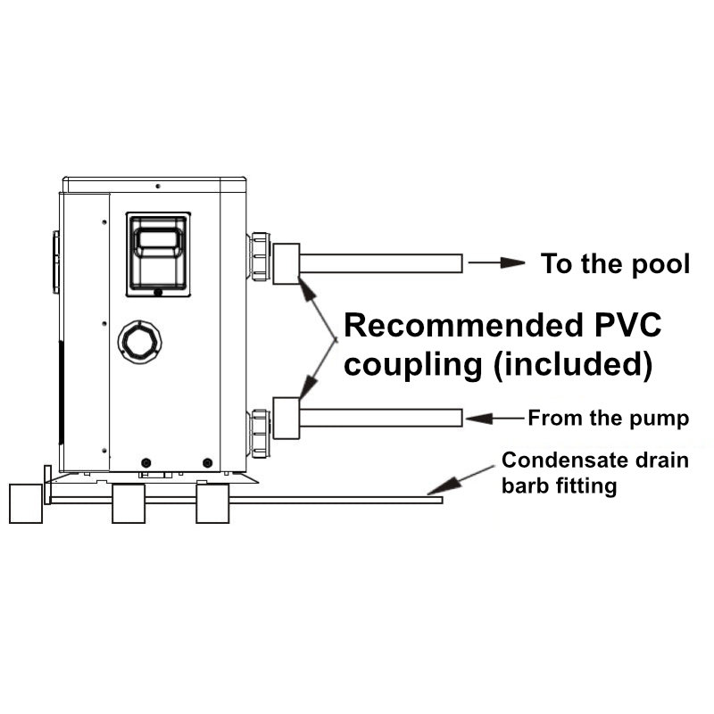 Garden Pac Pro Full Inverter 20 kW Heat Pump for Pools from 50 to 95 m³