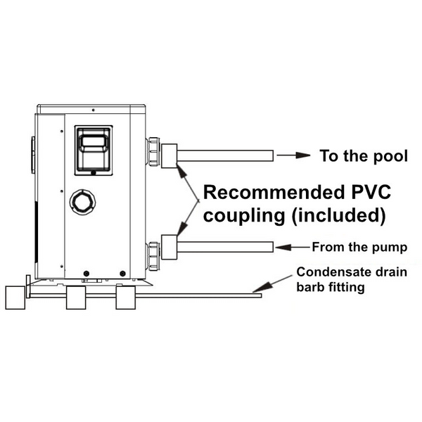 Garden Pac Pro Full Inverter 20 kW Heat Pump for Pools from 50 to 95 m³