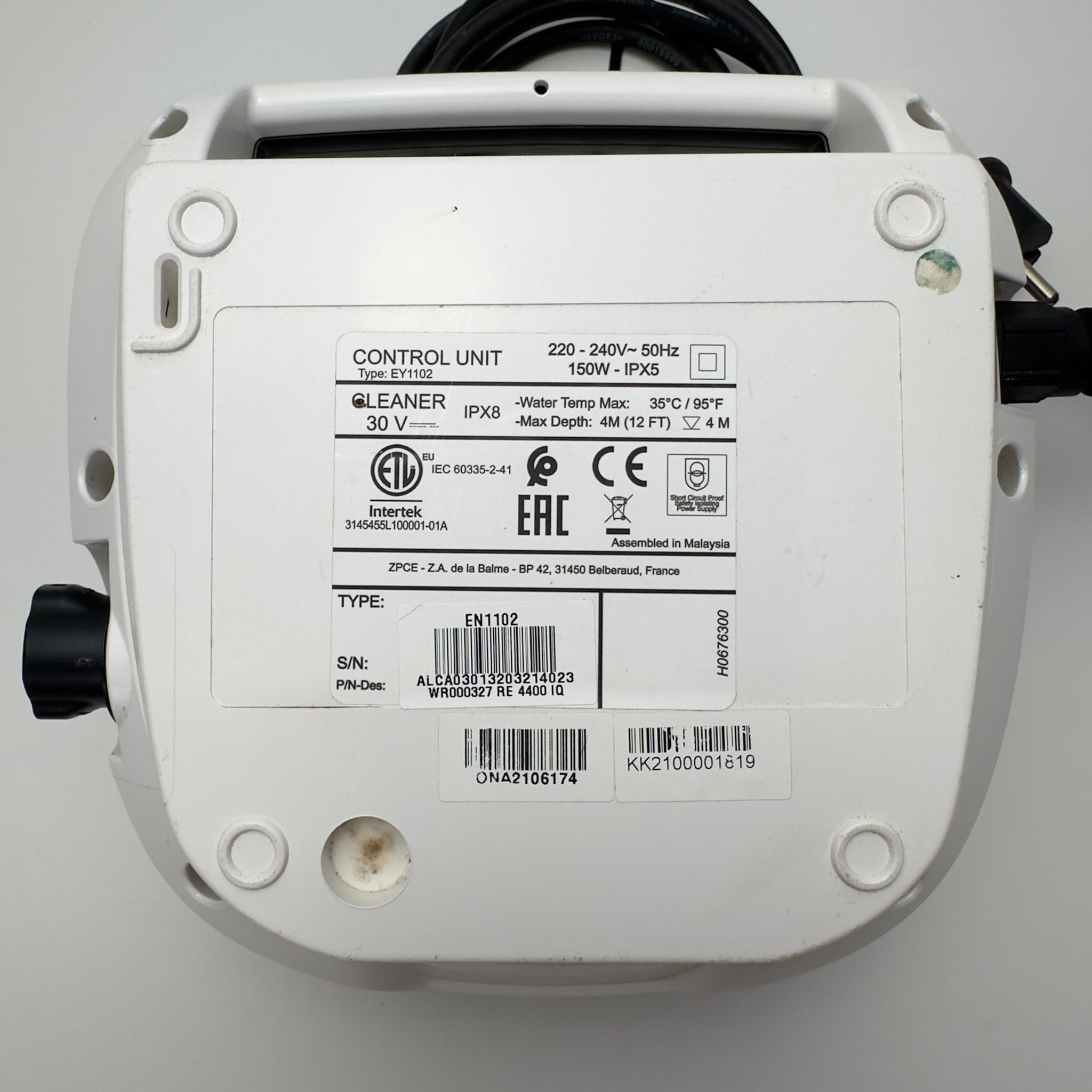 Alimentatore Robot Piscina Zodiac Voyager / Cnx / XA | WR000327 - R0898800 - Usato (Garanzia 12 mesi)