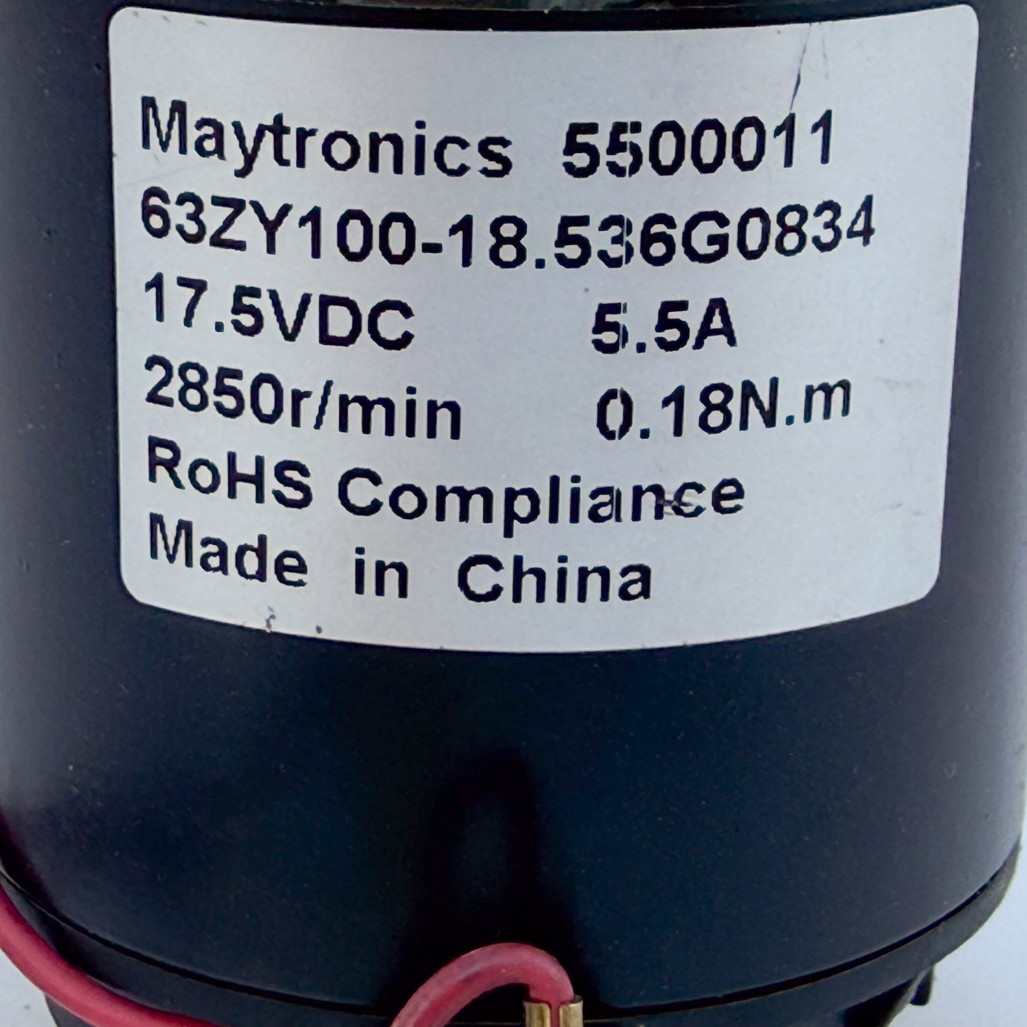 Motore Pompa Aspirazione Robot Piscina Dolphin Maytronics 5500011 / 63ZY100-18 - Usato (Garanzia 12 mesi)
