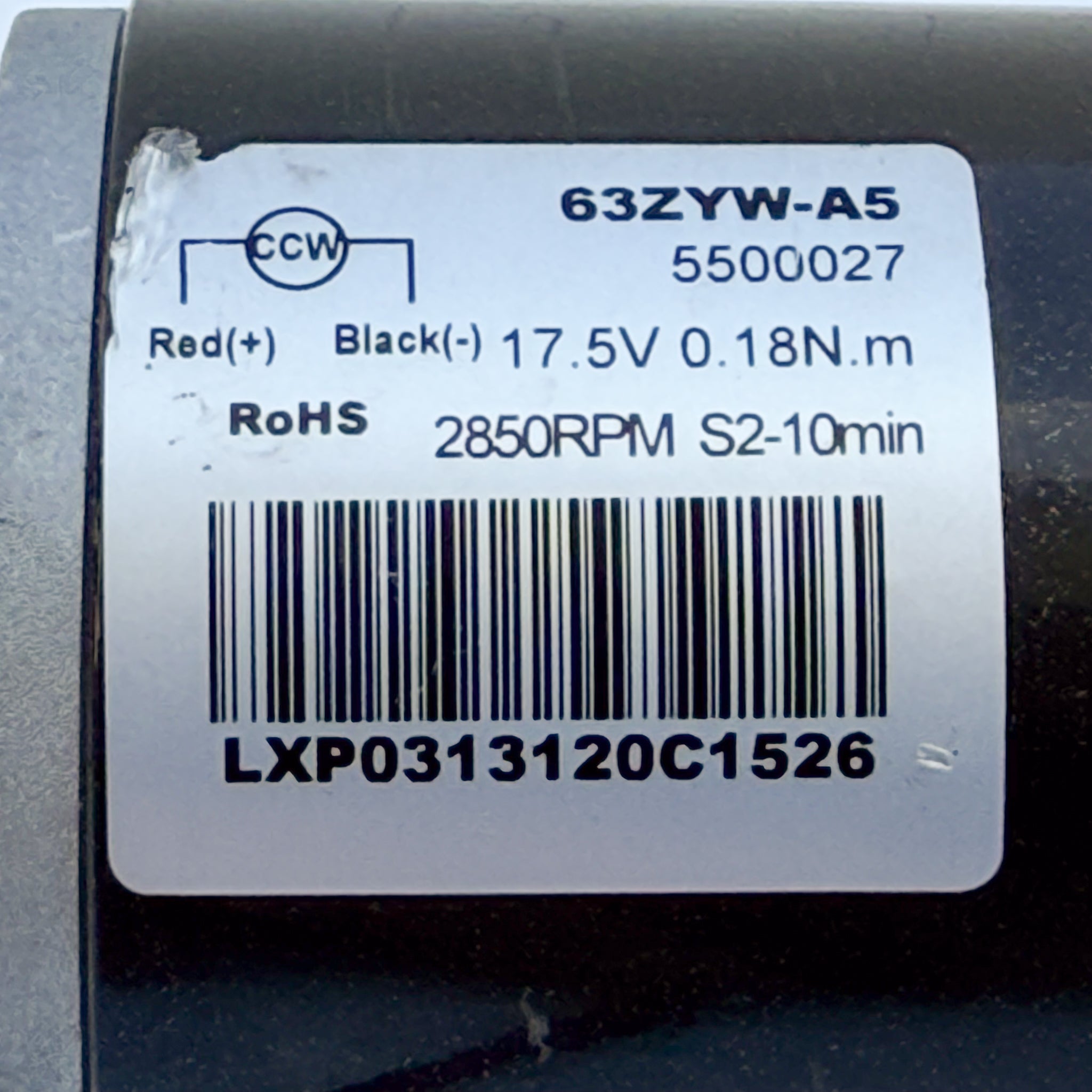 Moteur Pompe Aspiration Robot Piscine Dolphin Maytronics 63ZYW-A5 - Occasion (Garantie 12 mois)
