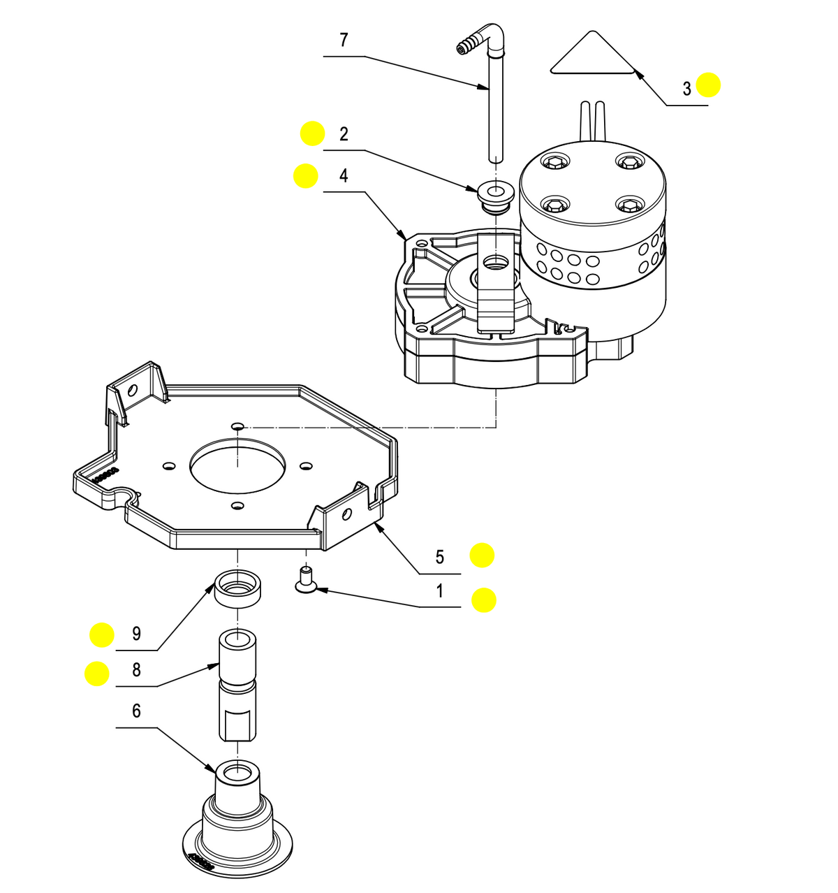 Moteur Brosse Lave-sol Comac Vispa XS / Fimap Genie XS - 439433 36V 90W | Occasion (Garantie 12 mois)