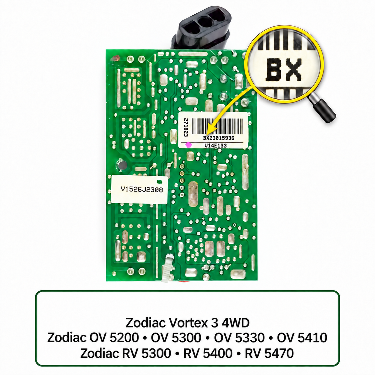 Carte électronique Robot Zodiac Vortex 3 4WD / OV 5200-5300-5330-5410 / RV 5300-5400-5470 Type C | D’occasion (Garantie 12 mois)
